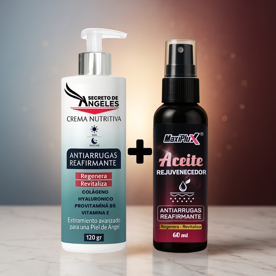 CREMA ANTIARRUGAS + ACEITE REAFIRMANTE